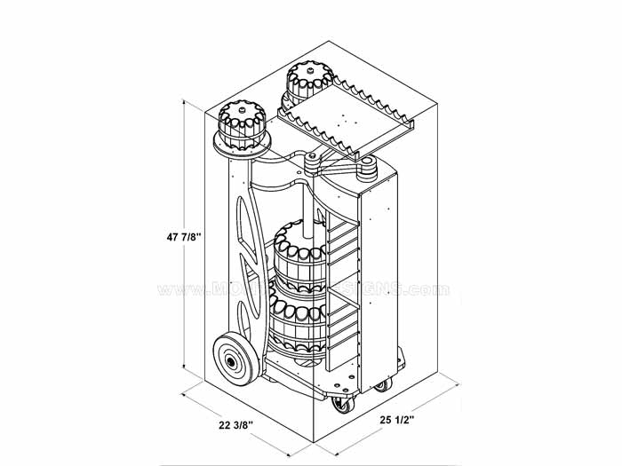 R6 Tool Cart Envelope Dwg